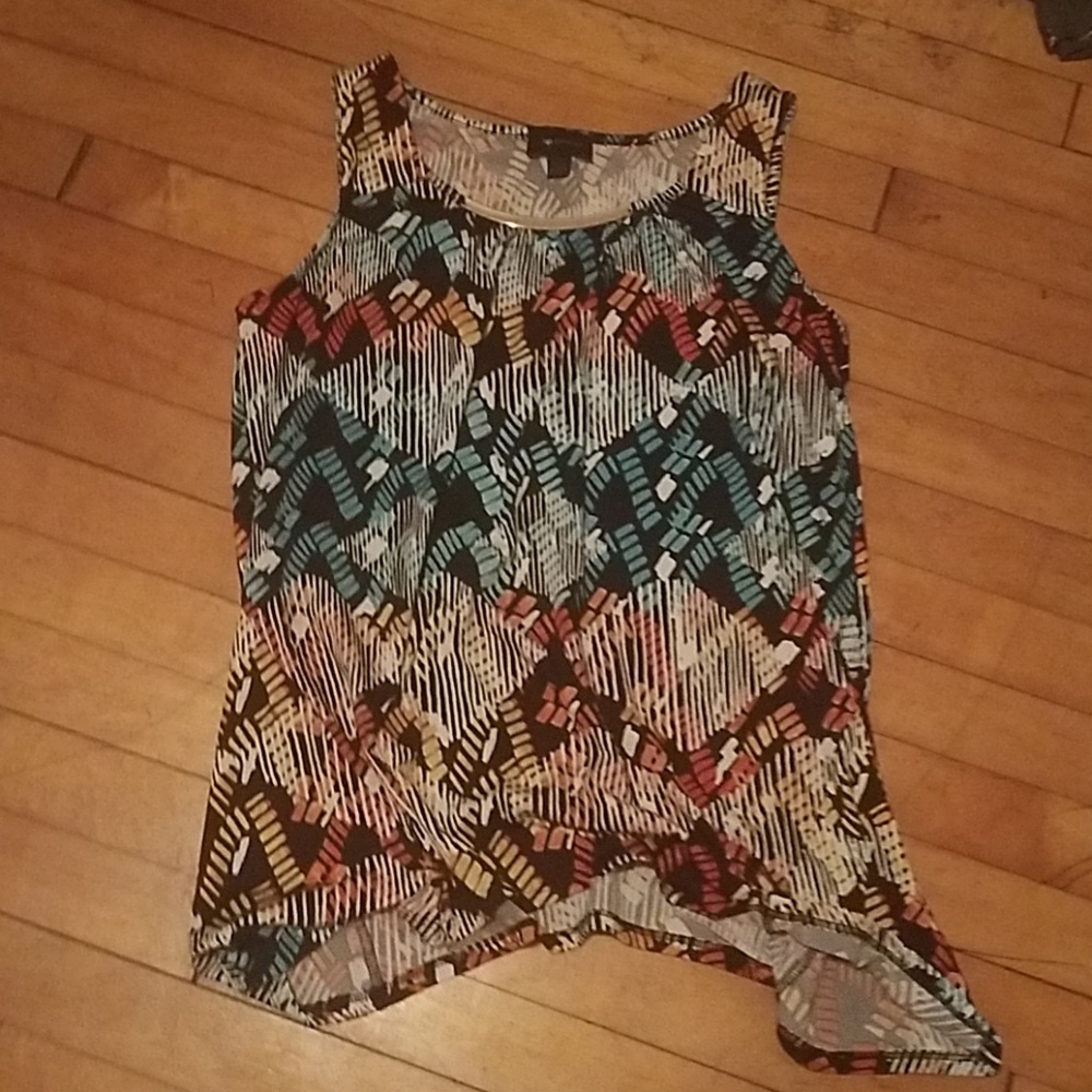 Patterend fun dressy tank top